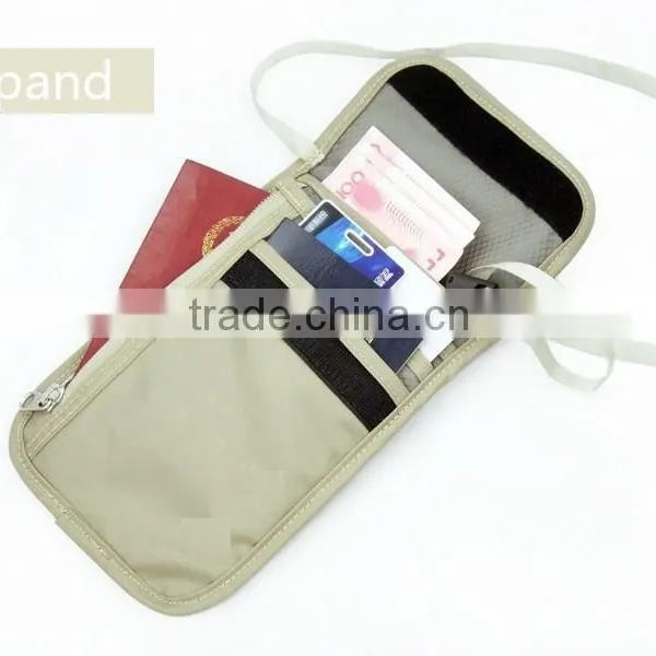 Lady Fashion Travel Rfid Neck Wallet photo-5
