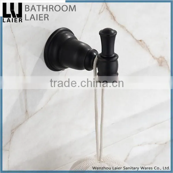 Modern Zinc Alloy ORB Finishing Bathroom Sanitary Items Wall Mounted Robe Hook photo-5