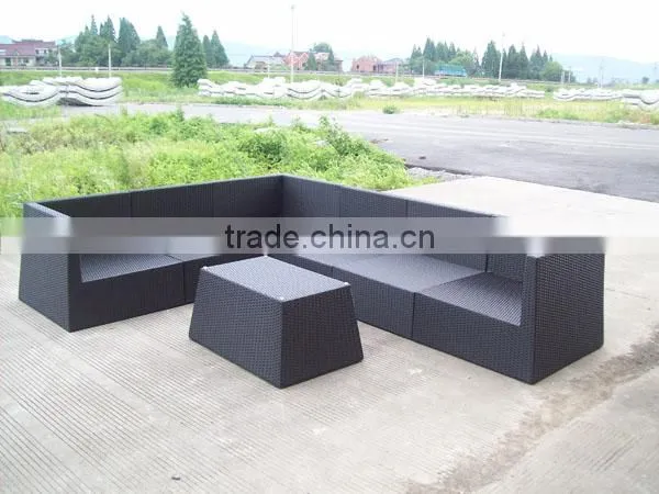 Garden Corner Sofa Group Resin Wicker photo-2