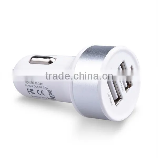 2016 Hot Selling Portable Double Micro USB Car Charger For Apple and Andriod Device photo-3