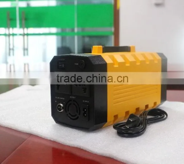 All in One Solar Portable Inventer With Solar Panel and 4pcs Superbright 3W Led Light photo-2