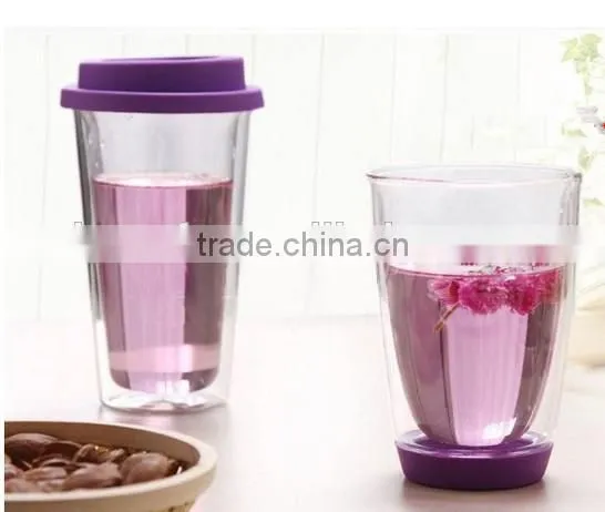 2016 New Products of Promotional Gift Cups of Coffee Drinks Cup Double Wall Glass Cups photo-2