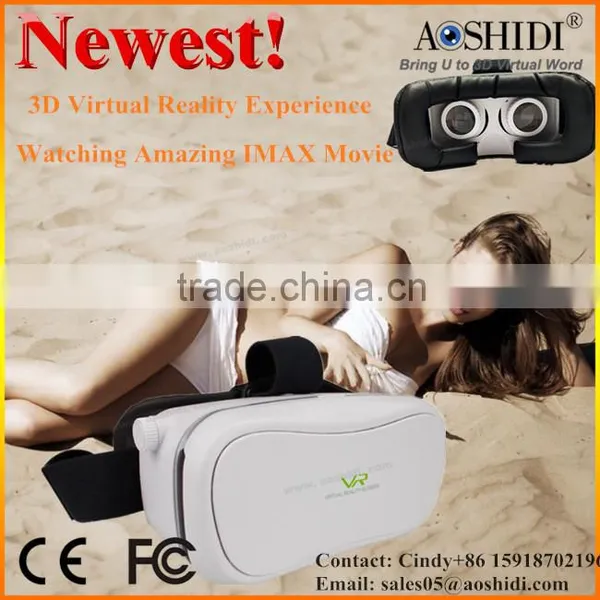 2016 Popular Virtual Reality VR Helmet 3d Glasses,Virtual Screen Mobile Cinema Glasses