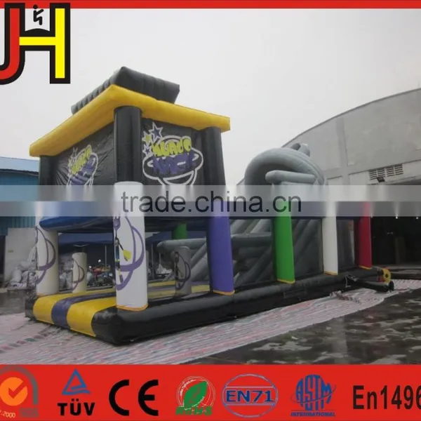 Newest Inflatable Amusement Slide, Inflatable Slide Plane Type Bouncy Combo photo-3