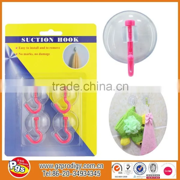 Clear Suction Hooks for Walls/Reusable Hook &suction Hook