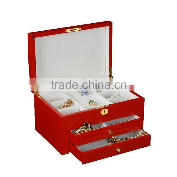 Chinese Factories Wholesale Custom Luxurious Wooden Jewelry Box, Draw Out Makeup Box photo-3