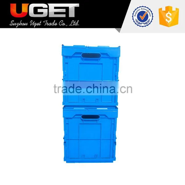 Can be Recycled Stackable Grid Handle Hard Plastic Crate photo-5