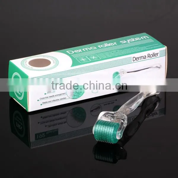 Titanium 192 Needles Dermaroller Derma Roller Skin Face Beauty Face Massage Roller photo-6