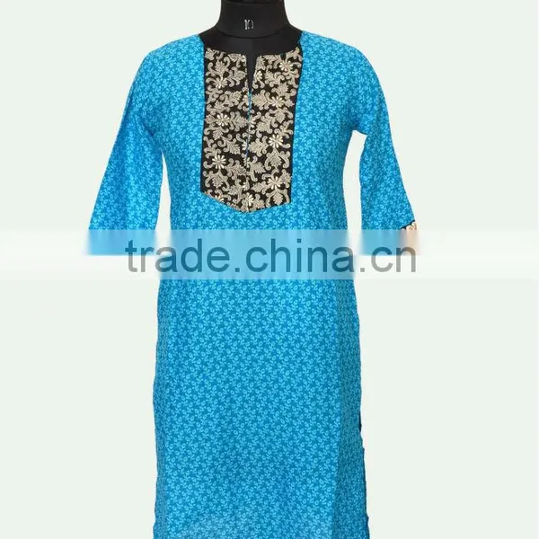 Indian Traditional Ladies Kurtis Top Clothing Supplier And Manufacture