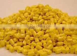 yellow color masterbatch granules plastic raw material