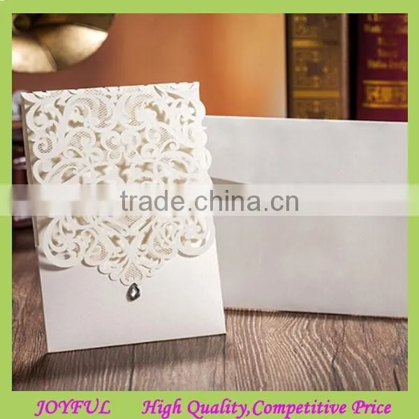 2015 Hot Sell Laser Cut Hollow Wedding Invitation Card photo-4
