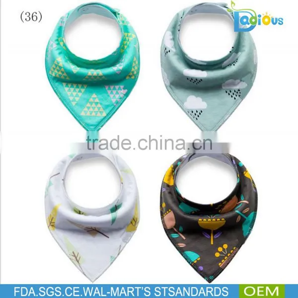 Wholesale New Arrival Fashion Cotton Triangle Baby Bandana Bibs Baby Bib for Boys Girls photo-3