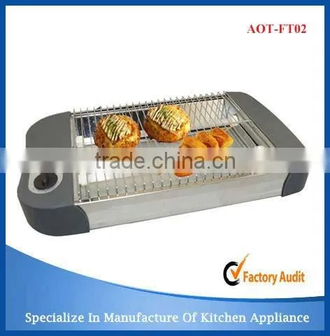 Model AOT-FT02 Electrical Kitchen Electric Bread Toaster Flat Toaster