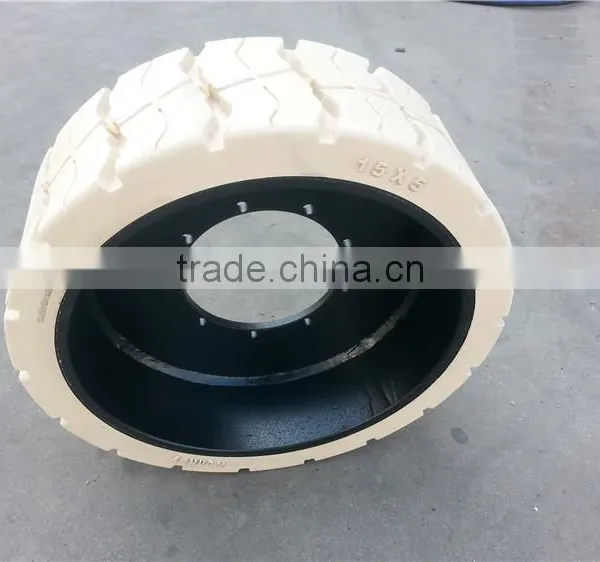 Aerial Work Platform Genie Haulotte Upright Snorkel Mobile Scissor Lift Solid Tire Wheel 15x5 photo-4