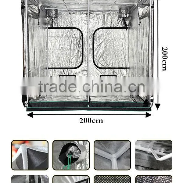 Grow Box 600D Greenhouses Grow Tent Fabric photo-2