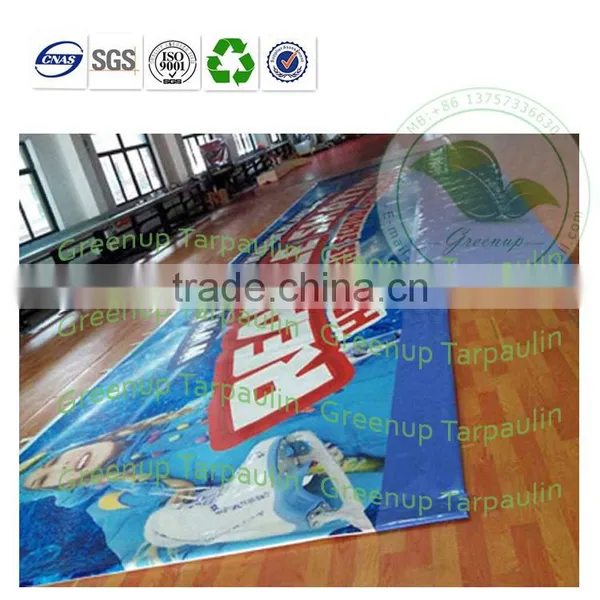 UV Printed PVC Coated Double-weave Tarp Curtain For Truck Body photo-2