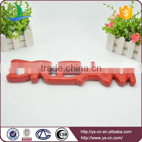"DREAM" Shape Ceramic Letter Sign Board for Decoration photo-4
