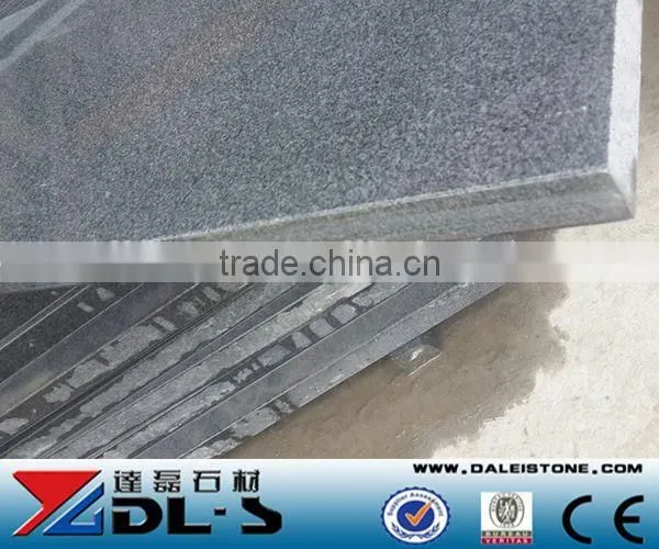 G654 Dark Grey Granite Stair Steps Polished Flat Edge photo-2
