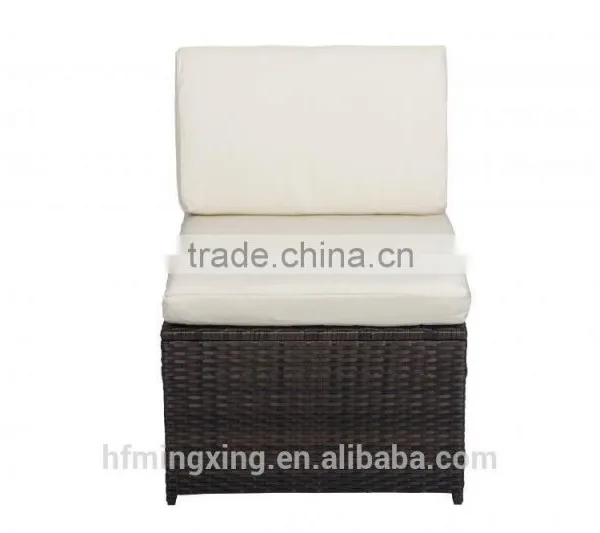 6 PCS Outdoor Patio Sofa Set Sectional Furniture PE Wicker Rattan Deck Couch photo-4