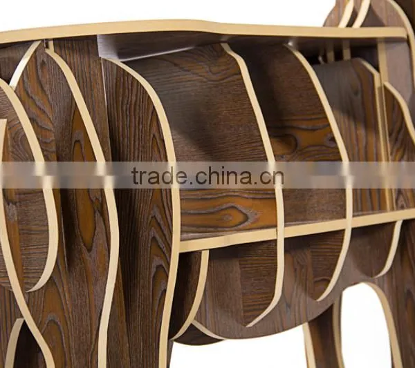 The Elk Home Furnishing Decor Craft Ornaments Creative Wooden Crafts European Wood Ornaments(Middle Size) photo-3