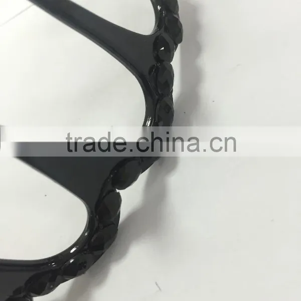 Wholesale New Design Crystal Rhinestone Plastic Girls Hair Bands With Teeth photo-3
