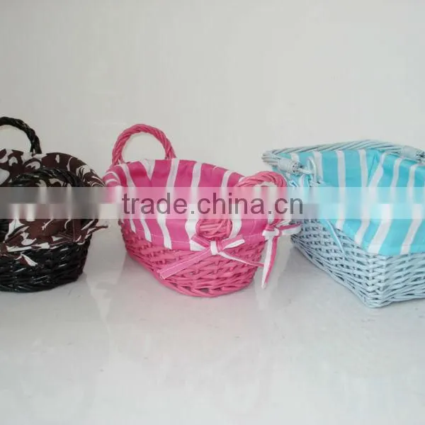 Set 3 Decorative Wooden Fruit Basket photo-2