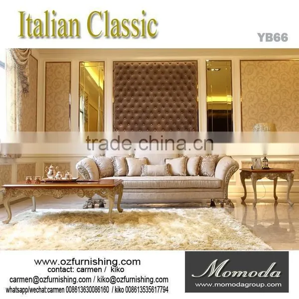 YB66 3.6Meter Luxury Italian Palace Long Dining Table With Golden Dining Chairs photo-4