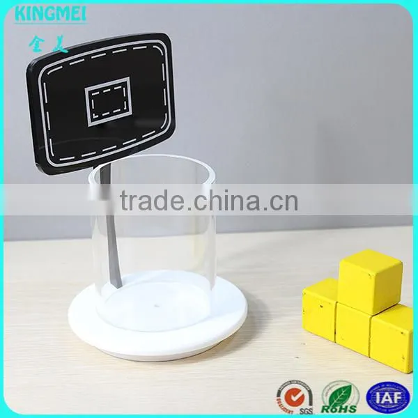 2014 New Product Acrylic Office Supplies Stationery Storage Box With Card and Pen Holder photo-6