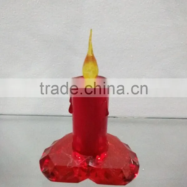Artificial Led Electric Heart Base Acrylic Wedding Decoration Candle Light photo-2