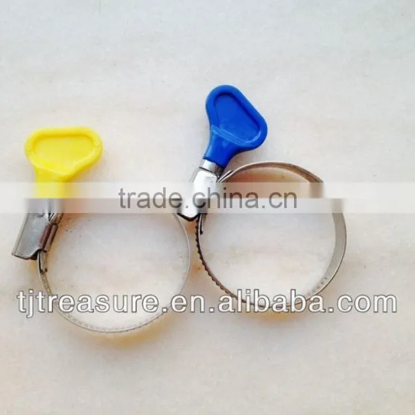 Taiwan Hose Clamp Single Ear Hose Clamp Nylon Rope Clamps photo-2