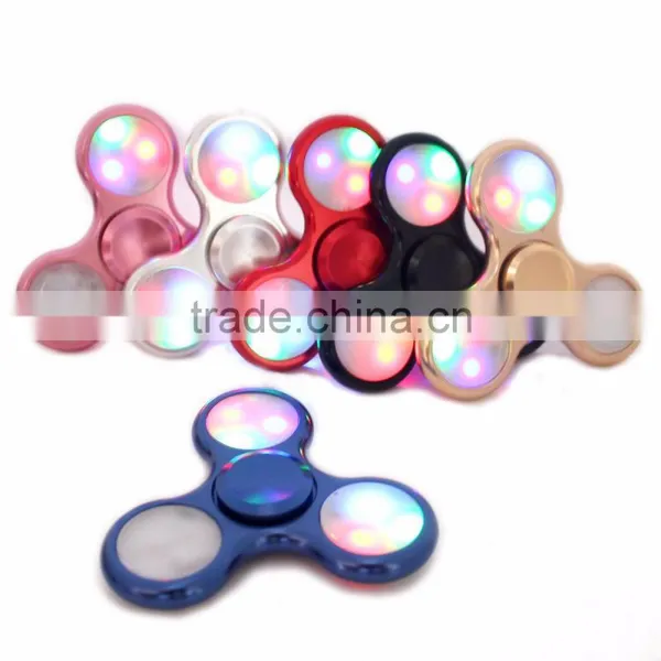 China Wholesaler LED Hand Spinner Fidget Hand Toy Spinner With LED Light photo-3