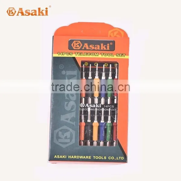 AK-9070 High Precision 14pcs Cell Phone Repair Screwdriver Set photo-2