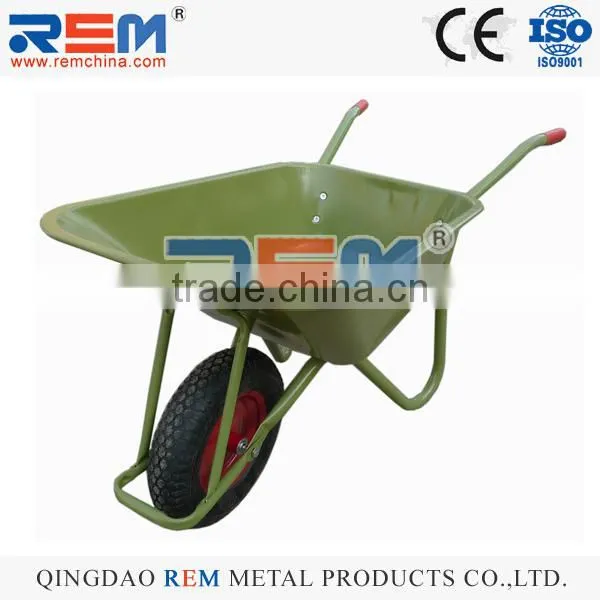 Ghana Popular Load 200kg Wheelbarrow WB6404H Buliding Construction Garden Tools Pneumatic Wheel 4.0
