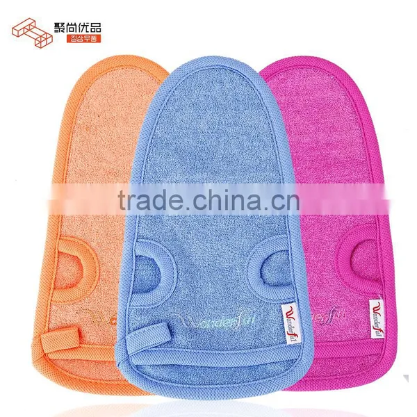 L00142 2017 Newest Design Natural Bath Exfoliating Plant Fiber Glove for Spa photo-6