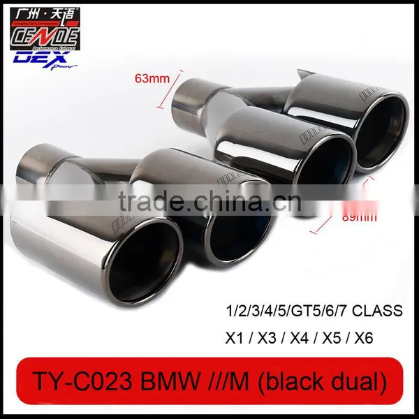 Auto Tuning Ss304 Exhaust Tips Laser M Polish for Bmw photo-5