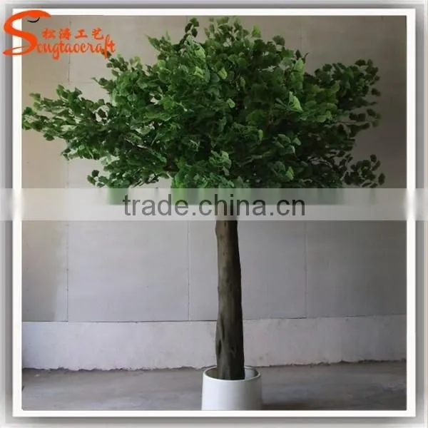 Landscaping Artificial Ficus Leaves for Decoration photo-3