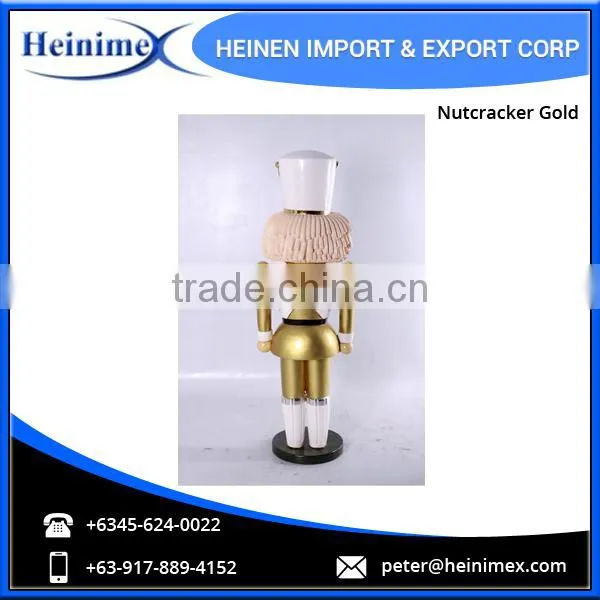 New Arrival Creative High Quality Handmade Gold Color Nutcracker for Christmas photo-6