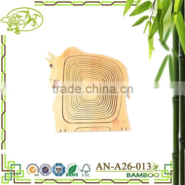 Aonong All-Natural Bamboo Folding Collapsible Fruit Basket Living Room Carving Tools photo-2