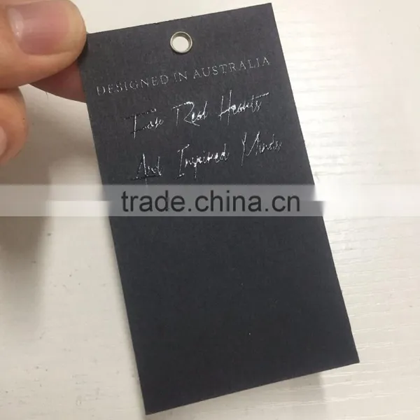 2016 Custom High Quality Hang Tags With Spot UV Logo photo-2