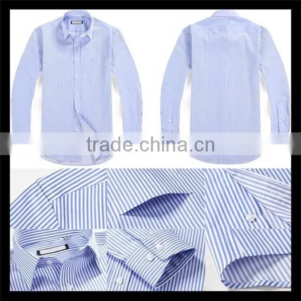 Hot Sale Latest New Model Trendy Striped Cheap Hawaiian Shirt for Men photo-2