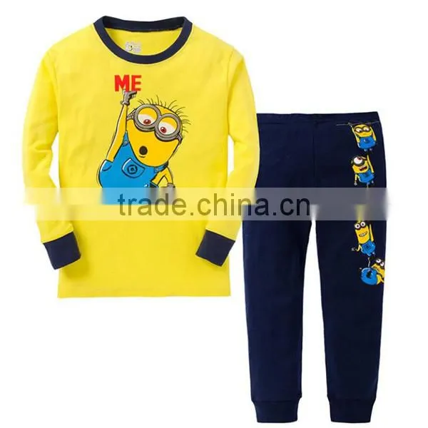 Wholesale 2016 Fashion Autumn Winter Sleepwear Cotton Boys Pajamas photo-2