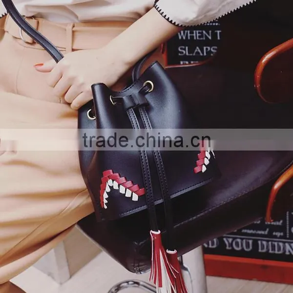 Zm50213b Tassel Bucket Bag Women Single Shoulder Bags photo-4