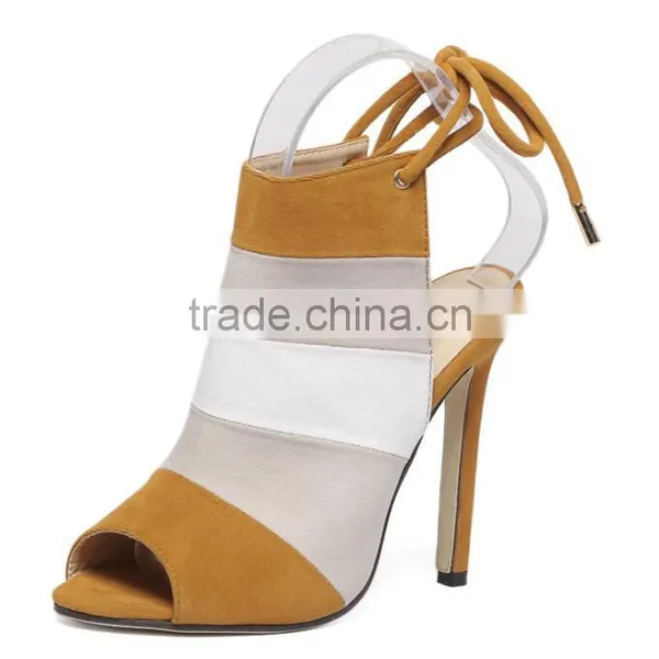 Zm50323b Europe Lady Sexy Stiletto Heel Shoes Colours Women Sandals photo-5