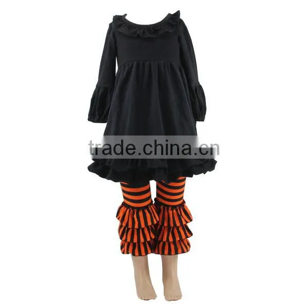 Girls Ruffle Pants Set Clothes Children Boutique Outfits Fall Halloween Ruffle Outfits