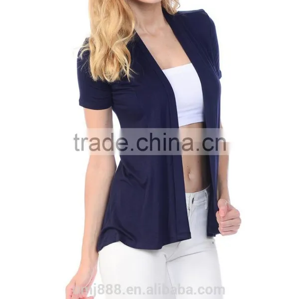 Clothing Manufacturers Overseas Ladies Open Front Cardigan photo-2