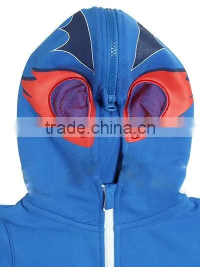 2017 Fancy Wholesale Plain Zip Hoodies Cotton With Hood for Boys photo-3