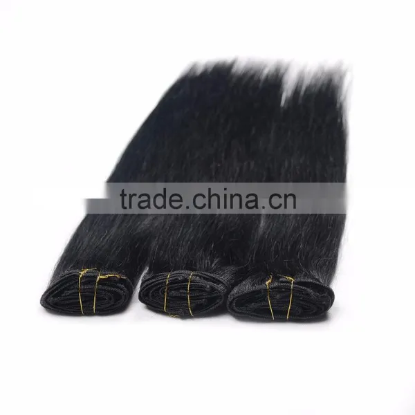 100% Remy Keratin Clip in Hair Extension, Pre Bonded Hair Extensons photo-5