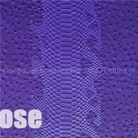 Excellent Quality Ostrich Embossed PVC Leather For Luggage