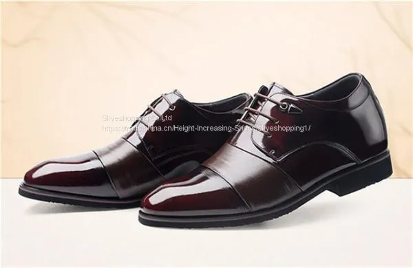 Mens Height Increasing Elevator Shoes for Wedding Formal Dress photo-2