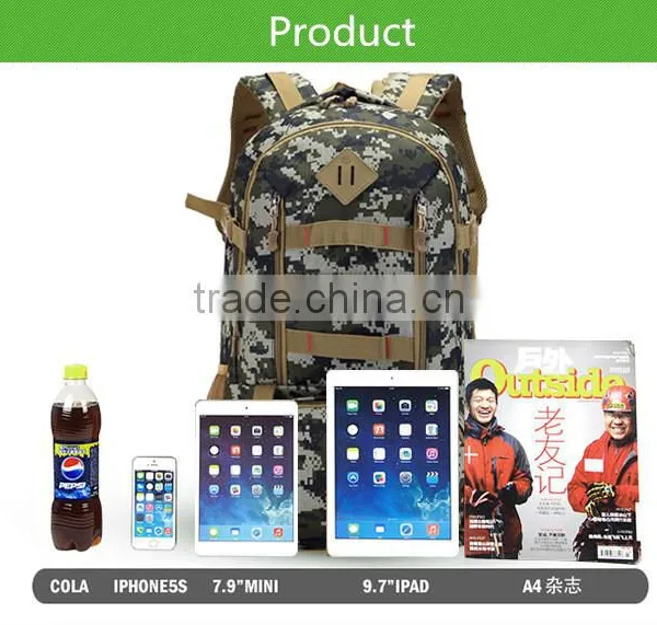 Ecoparty Waterproof 50 L Backpack Multi-function Super Large Capacity Travel Military Backpacks Bag photo-6